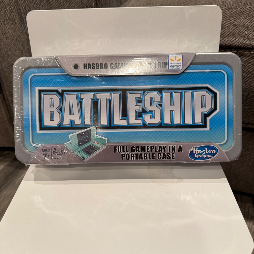Battleship Hasbro Gaming Road Trip Series Portable Case Game E3280 Walmart New